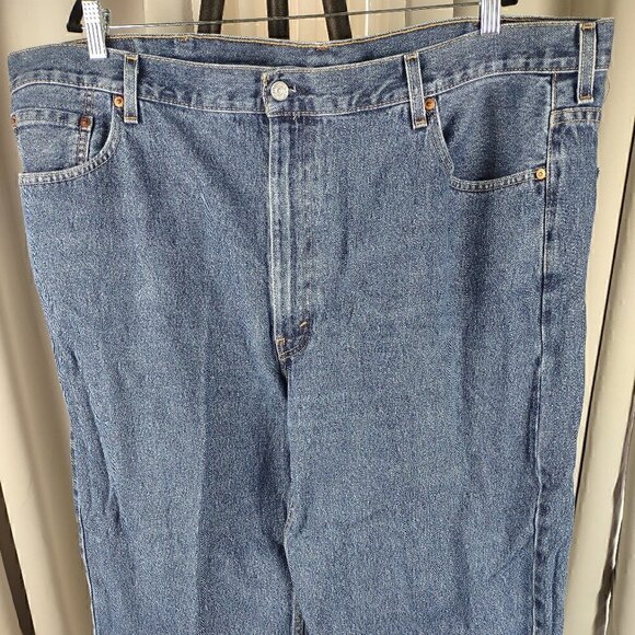 Levi 550 Men's 100% Cotton Blue Jeans Size 48X30 - Picture 2 of 10